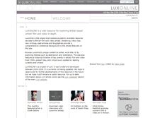 Tablet Screenshot of luxonline.org.uk